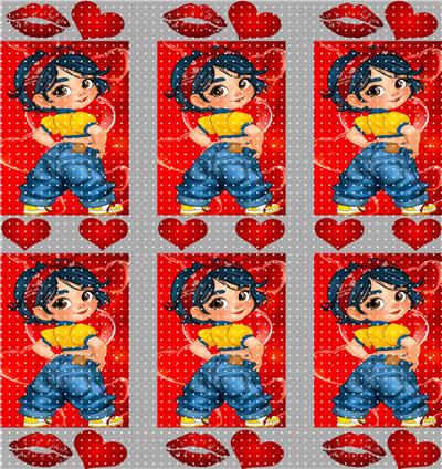 Pen sticker-F 2633
